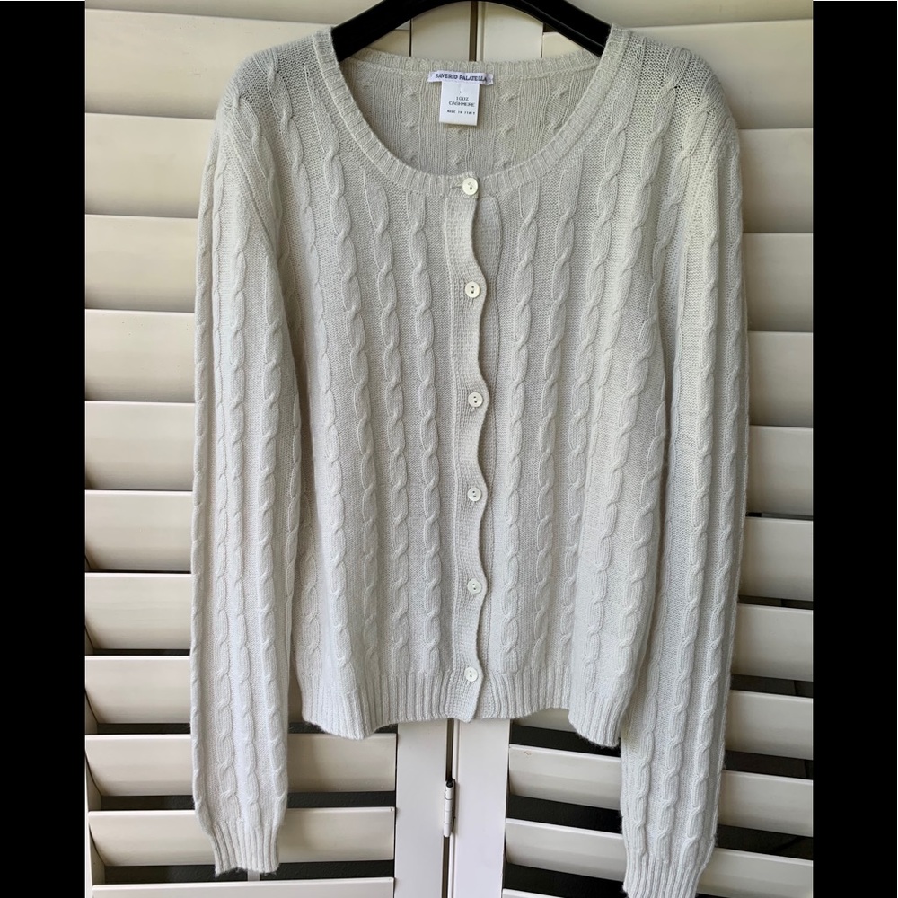 Saverio Palatella 100% Cashmere Crewneck Sweater